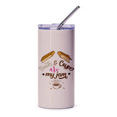 Books and Coffee Tumbler, Reading Lover Gift, Bookish Tumbler, Coffee Tumbler, Book Lover Tumbler, Gift for Reader, Gift for Bookworm - Tawshia